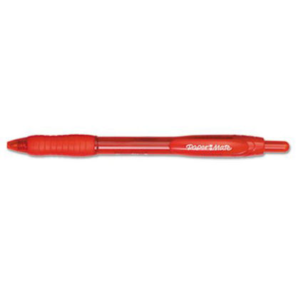 Picture of Profile Ballpoint Pen, Retractable, Bold 1.4 mm, Red Ink, Red Barrel, DozenPAP-89467