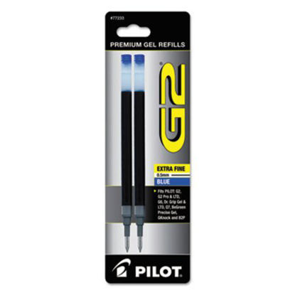 Picture of Refill for Pilot Gel Pens, Extra-Fine Point, Blue Ink, 2/PackPIL-77233