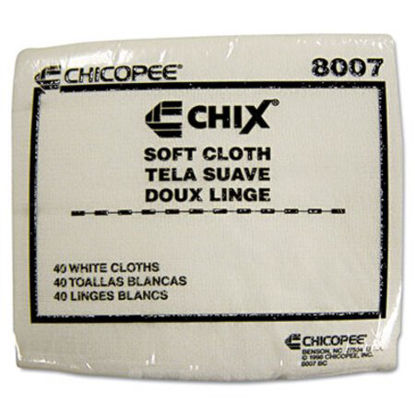 Picture of Soft Cloths, 13 x 15, White, 1200/CartonCHI-8007