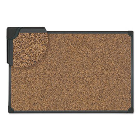 Picture of Tech Cork Board, 48 x 36, Cork, Black FrameUNV-43023