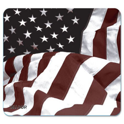 Picture of Naturesmart Mouse Pad, American Flag Design, 8 1/2 x 8 x 1/10ASP-29302