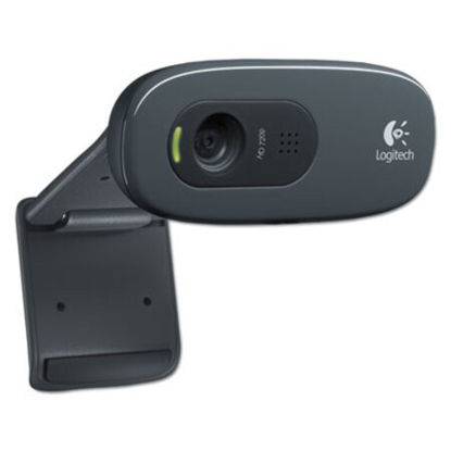 Picture of C270 HD Webcam, 1280 pixels x 720 pixels, 1 Mpixel, BlackLOG-960000694