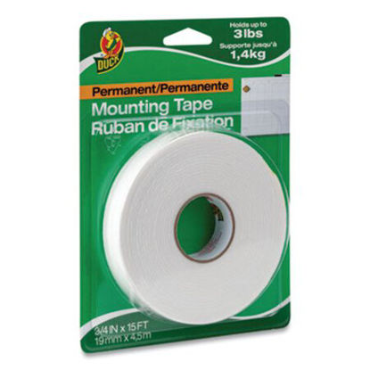 Picture of Permanent Foam Mounting Tape, 3/4" x 15ft, WhiteDUC-HU156