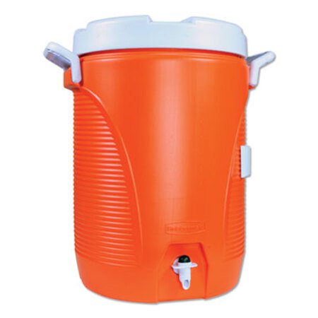 Picture of Insulated Water Cooler, 5 gal, 10 dia x 19.5 h, Orange/WhiteRCP-1840999