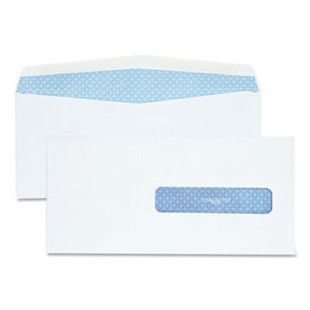 Picture of Security Tinted Insurance Claim Form Envelope, Commercial Flap, Gummed Closure, 4.5 x 9.5, White, 500/BoxQUA-21432