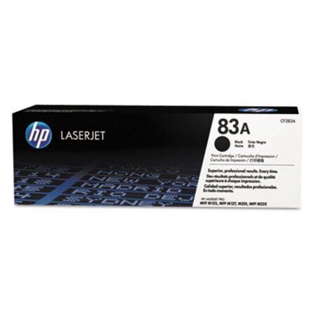 Picture of HP 83A, (CF283A) Black Original LaserJet Toner CartridgeHEW-CF283A