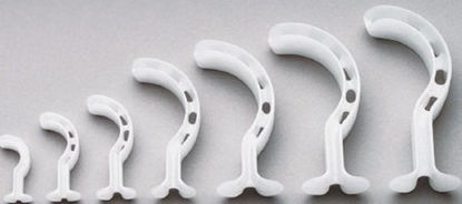 Picture of Oropharyngeal Airway Kit McKesson Berman 50 - 110 mm Length Clear Infant to X-Large AdultHLM10840