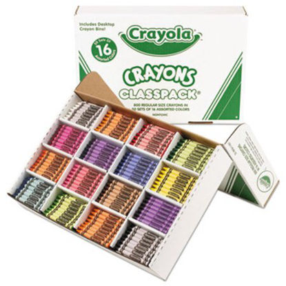 Picture of Classpack Regular Crayons, 16 Colors, 800/BXCYO-528016