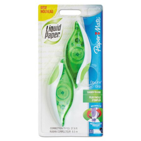 Picture of DryLine Grip Correction Tape, Non-Refillable, 1/5" x 335", 2/PackPAP-662415