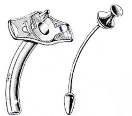 Picture of Tracheostomy Tube Jackson Original Regular Size 8 Uncuffed23-1216SS