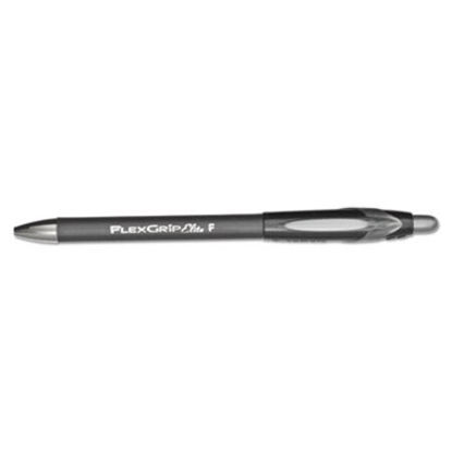 Picture of FlexGrip Elite Ballpoint Pen, Retractable, Fine 0.8 mm, Black Ink, Black Barrel, DozenPAP-85582