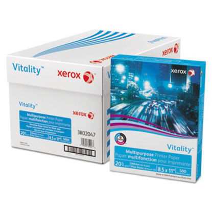 Picture of Vitality Multipurpose Print Paper, 92 Bright, 20 lb, 8.5 x 11, White, 500/ReamXER-3R02047RM