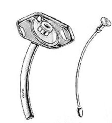 Picture of Tracheostomy Tube Jackson Improved Regular Size 4 Uncuffed23-1148SS