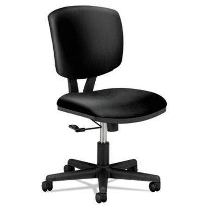 Picture of Volt Series Leather Task Chair, Supports Up to 250 lb, 18" to 22.25" Seat Height, BlackHON-5701SB11T