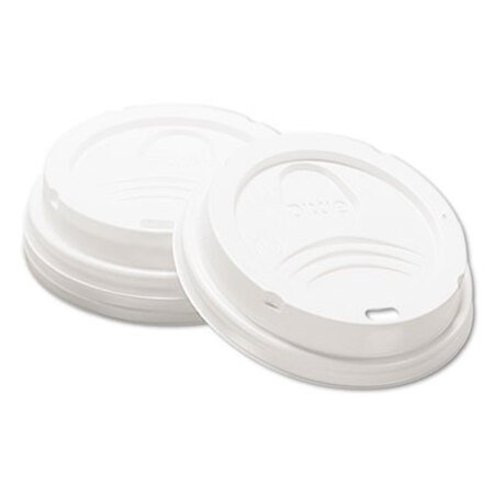 Picture of Drink-Thru Lid, Fits 8oz Hot Drink Cups, Fits 8 oz Cups, White, 1,000/CartonDXE-9538DX