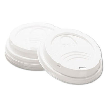 Picture of Drink-Thru Lid, Fits 8oz Hot Drink Cups, Fits 8 oz Cups, White, 1,000/CartonDXE-9538DX