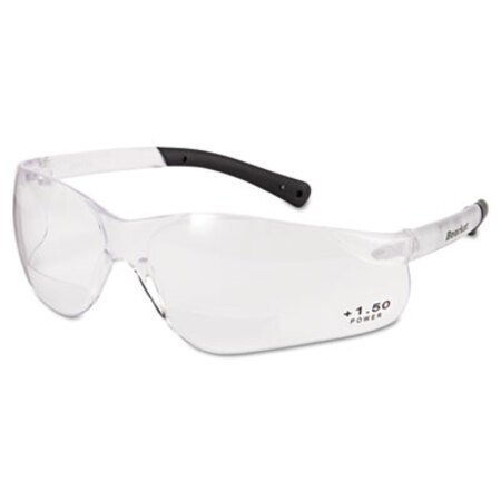 Picture of BearKat Magnifier Safety Glasses, Clear Frame, Clear LensCRW-BKH15