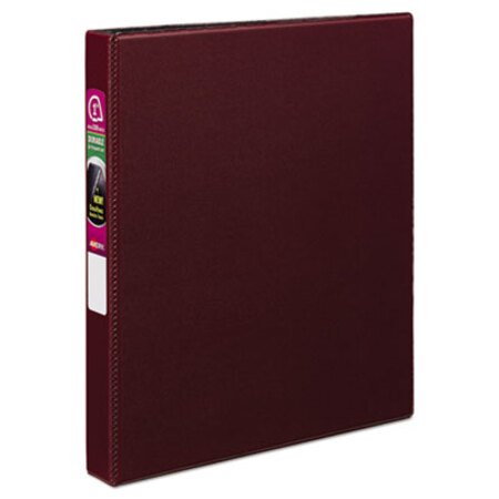 Picture of Durable Non-View Binder with DuraHinge and Slant Rings, 3 Rings, 1" Capacity, 11 x 8.5, BurgundyAVE-27252