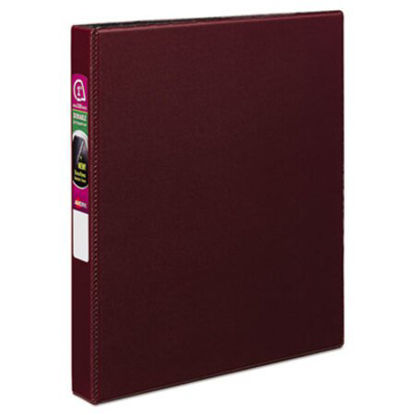 Picture of Durable Non-View Binder with DuraHinge and Slant Rings, 3 Rings, 1" Capacity, 11 x 8.5, BurgundyAVE-27252