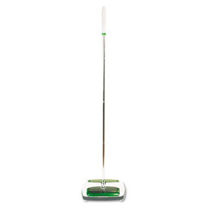 Picture of Quick Floor Sweeper, Rubber Bristles, 42" Aluminum Handle, WhiteMMM-M007CCW