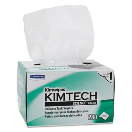 Picture of Kimwipes, Delicate Task Wipers, 1-Ply, 4 2/5 x 8 2/5, 280/Box,16800/CtKCC-34155CT