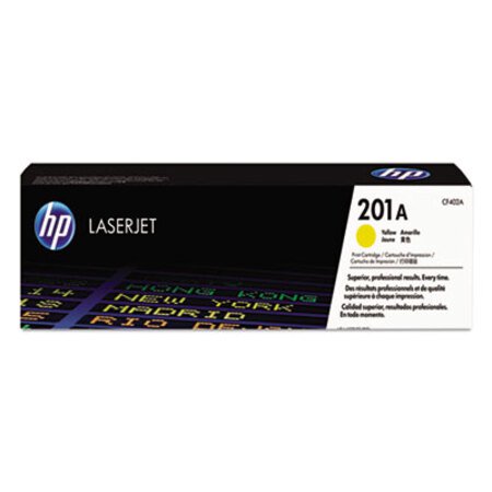 Picture of HP 201A, (CF402A) Yellow Original LaserJet Toner CartridgeHEW-CF402A