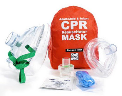 Picture of ADULT/CHILD/INF CPR MASK W/CSFAK5000SGI-RED
