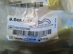 Picture of Oropharyngeal Airway Portex® Guedel 90 mm Length Yellow / Clear100/322/090