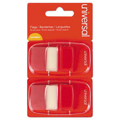 Picture of Page Flags, Red, 2 Dispensers of 50 Flags/PackUNV-99001