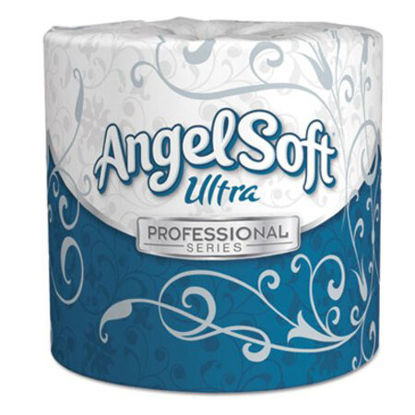 Picture of Angel Soft ps Ultra 2-Ply Premium Bathroom Tissue, Septic Safe, White, 400 Sheets Roll, 60/CartonGPC-16560