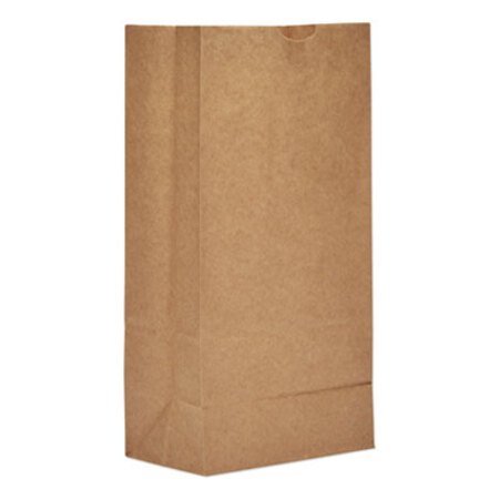 Picture of Grocery Paper Bags, 57 lbs Capacity, #8, 6.13"w x 4.17"d x 12.44"h, Kraft, 500 BagsBAG-GX8500