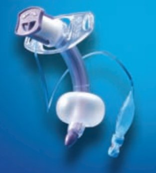 Picture of Tracheostomy Tube Portex® Blue Line Ultra® Fenestrated Size 6 Cuffed100/815/060