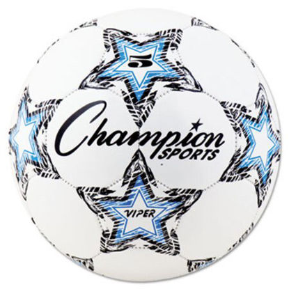 Picture of VIPER Soccer Ball, Size 5, 8 1/2"- 9" dia., WhiteCSI-VIPER5