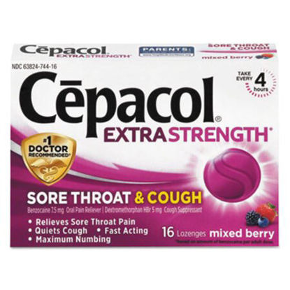 Picture of Sore Throat and Cough Lozenges, Mixed Berry, 16 LozengesRAC-74016
