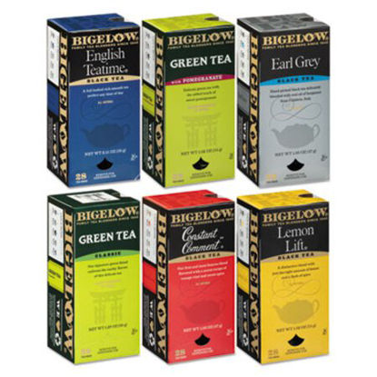 Picture of Assorted Tea Packs, Six Flavors, 28/Box, 168/CartonBTC-15577