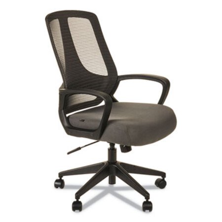Picture of Alera MB Series Mesh Mid-Back Office Chair, Supports Up to 275 lb, 18.11" to 21.65" Seat Height, Gray Seat, Black Back/BaseALE-MB4748