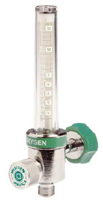 Picture of Western Oxygen Flowmeter Adjustable 0 - 15 LPM DISS Outlet DISS Hand TightFM104
