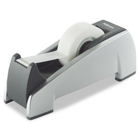 Picture of Office Suites Desktop Tape Dispenser, 1" Core, Plastic, Heavy Base, Black/SilverFEL-8032701