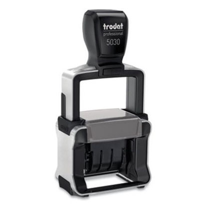 Picture of Professional Date Stamp, Self-Inking, 1.63" x 0.38", BlackUSS-T5030