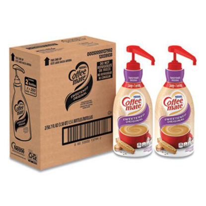 Picture of Liquid Coffee Creamer, Sweetened Original, 1.5 Liter Pump Bottle, 2/CartonNES-13799CT