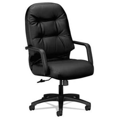 Picture of Pillow-Soft 2090 Series Executive High-Back Swivel/Tilt Chair, Supports Up to 300 lb, 16.75" to 21.25" Seat Height, BlackHON-2091SR11T