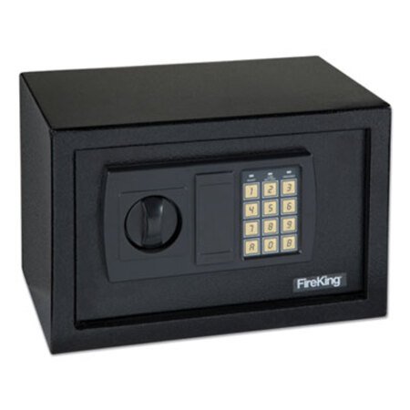 Picture of Small Personal Safe, 0.3 cu ft, 12.19w x 7.56d x 7.88h, BlackFIR-HS1207