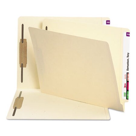 Picture of Manila End Tab 2-Fastener Folders with Reinforced Tabs, 0.75" Expansion, Straight Tab, Letter Size, 11 pt. Manila, 250/BoxSMD-34125