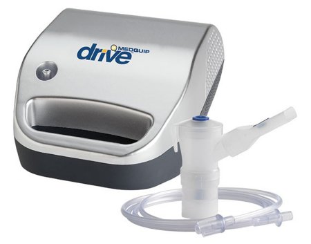 Picture of Drive™ Medquip Compressor Nebulizer System Small Volume 5 mL Medication Cup Universal Mouthpiece DeliveryMQ5800