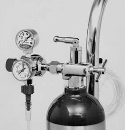 Picture of Mada Medical Oxygen Kit on Cart (Filled) Size E Aluminum1630A