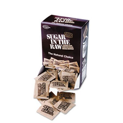 Picture of Unrefined Sugar Made From Sugar Cane, 200 Packets/Box, 2 Boxes/CartonSMU-00319CT