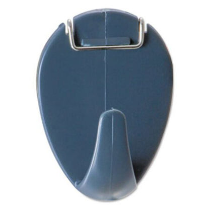 Picture of Deluxe Recycled Cubicle Hooks, 40 Sheets, Charcoal, 5/PackUNV-08222