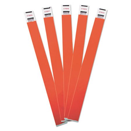 Picture of Crowd Management Wristbands, Sequentially Numbered, 10 x 3/4, Red, 100/PackAVT-75441