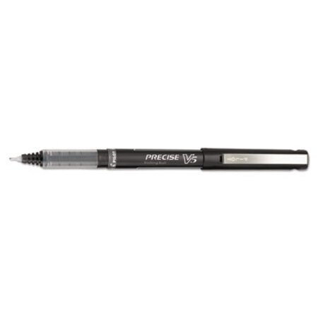 Picture of Precise V5 Roller Ball Pen, Stick, Extra-Fine 0.5 mm, Black Ink, Black Barrel, DozenPIL-35334