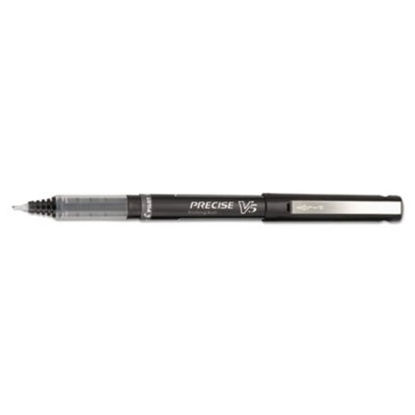 Picture of Precise V5 Roller Ball Pen, Stick, Extra-Fine 0.5 mm, Black Ink, Black Barrel, DozenPIL-35334